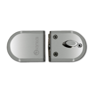 Serrure de porte en verre en alliage de zinc à petit bouton de salle de bain