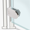 Balustrade en acier inoxydable Pince en verre fixe