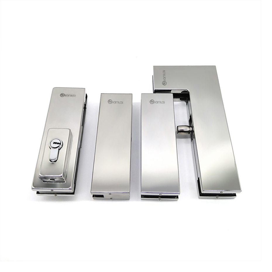 dessus en alliage de zinc verre fixe Patch Fitting